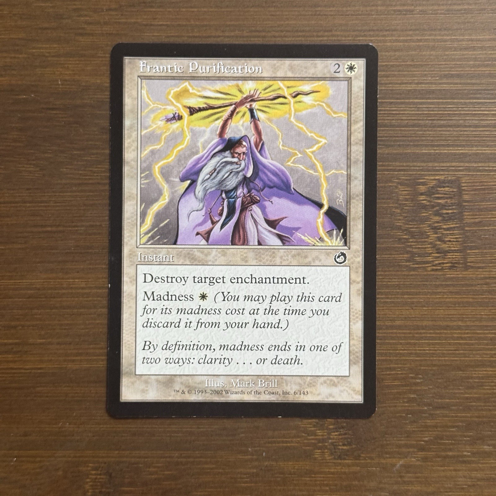 Frantic Purification LP Torment 2002 Magic the Gathering Card MTG TCG