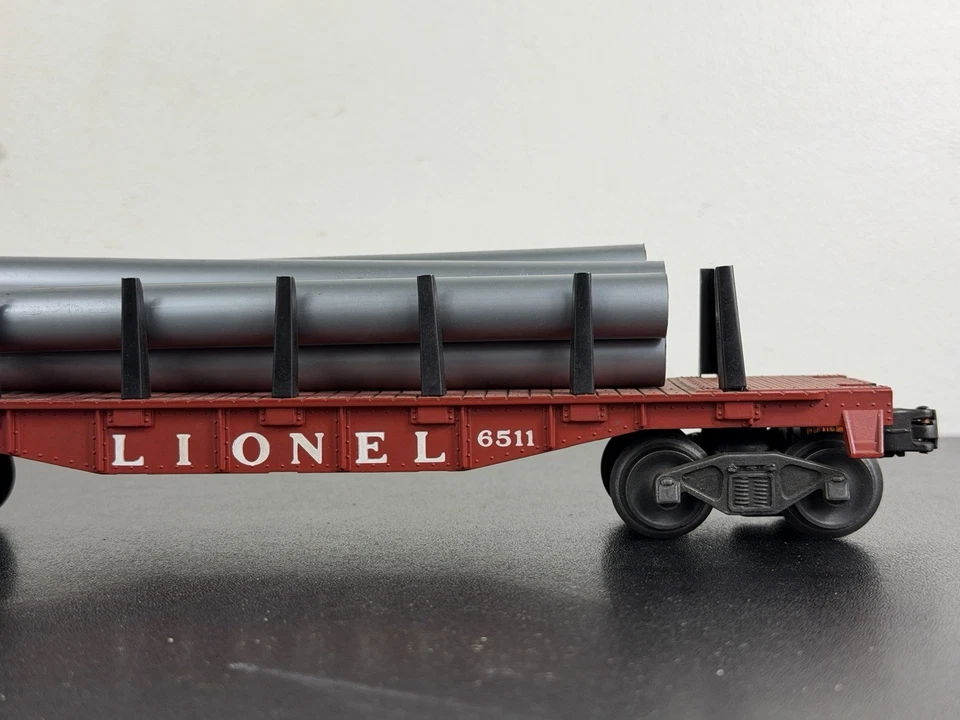 Vintage LIONEL Train Pipe Car 6511 O Gauge with BOX - Image 4 of 4