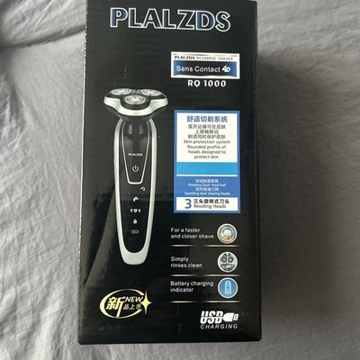 NEW PLALZDS RQ1000 Men's 3 Head Rotary Shaver USB Charging Battery Indicator