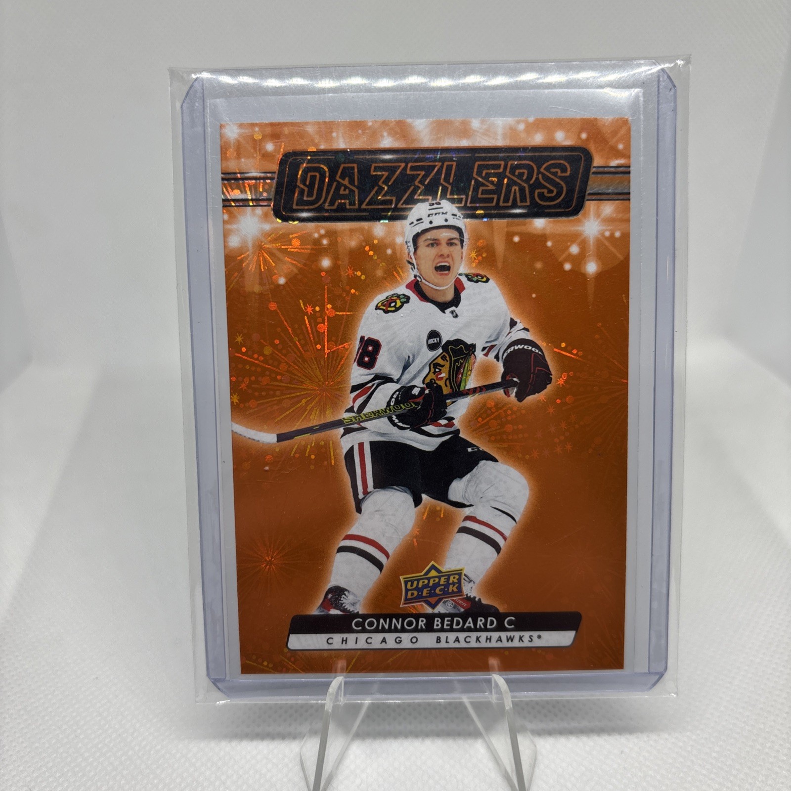 2023-24 Upper Deck Series 2 - Dazzlers Connor Bedard #DZ-79 Orange (RC)
