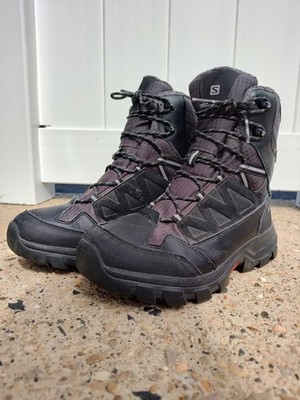 Salomon Chalten TS CSWP Boots Winter Waterproof Black Thinsulate Men s Size 10.5