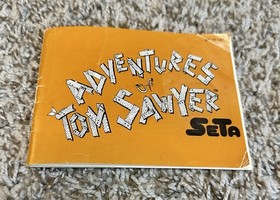 Adventures of Tom Sawyer Nintendo NES 1989 Cart + Manual 100% Authentic READ