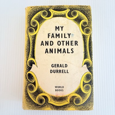 My Family And Other Animals By Gerald Durrell Vintage Hardcover Dust Jacket 1958