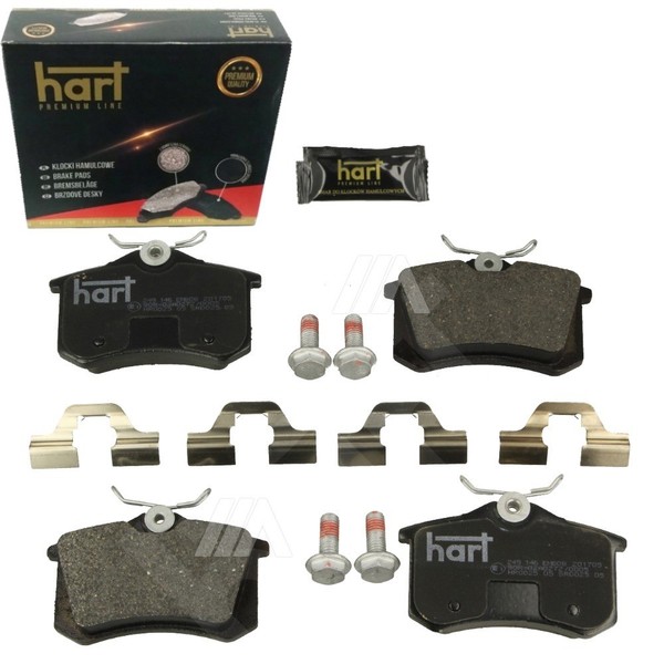 Kit 4 BremsbeläGe Hart Premium Hinter FüR CitroËN C4 Cactus Van 1.2/1.5-image