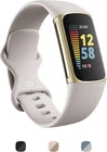 Fitbit Charge 5 Activity Tracker with 6-months Premium Membership Lunar White