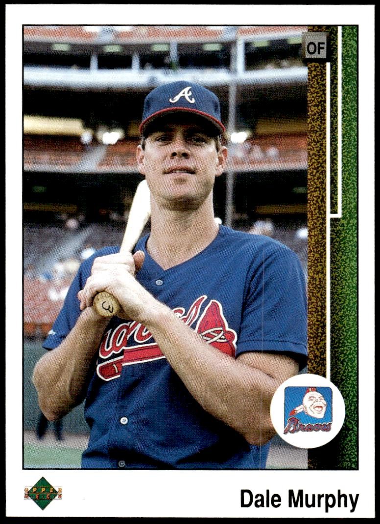 1989 Upper Deck #357b Dale Murphy *Fresh from Set Box!*