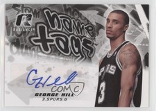 2008-09 Upper Deck Radiance Name Tag George Hill #NT-GH Patch Auto Tag 0uw