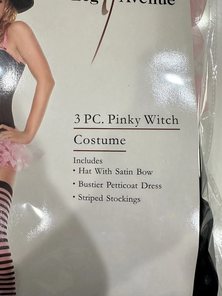 Сексуальный ведьма ноги Avenue костюм со шляпой и чулками, размер M/L, совершенно новый - Изображение 3 из 4