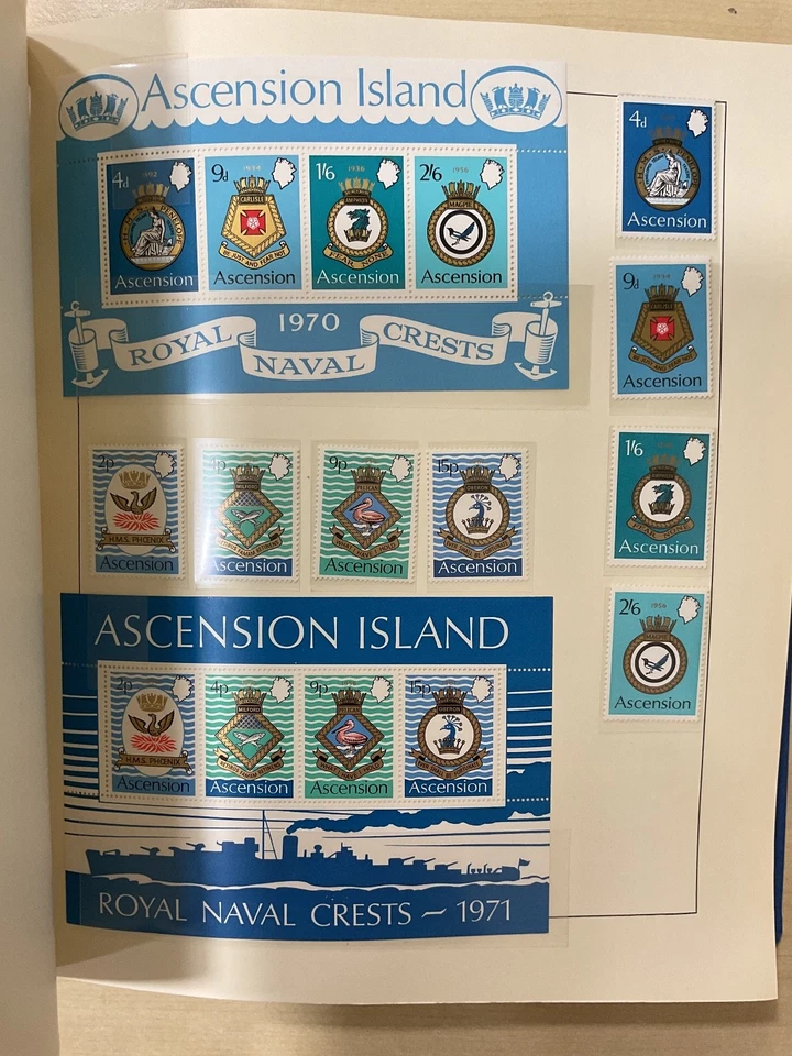 Sellos de Ascensión. MNH. 1963 - 2008. Álbum Schaubek EX90 Foto 4 de 4
