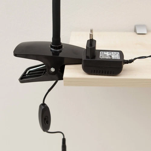 Lindby LED Klemmleuchte 'Baris' (Modern) in Schwarz aus Metall (1 flammig, ) - T - Bild 6 von 7