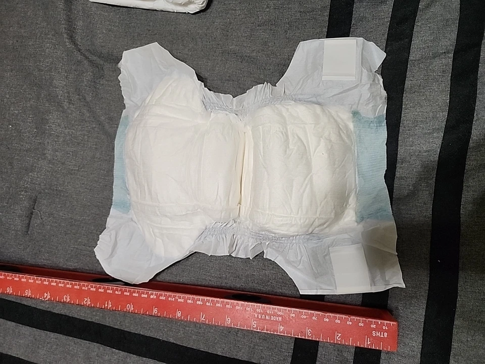 Paquete de 5 pañales vintage con respaldo de plástico Foto 4 de 4