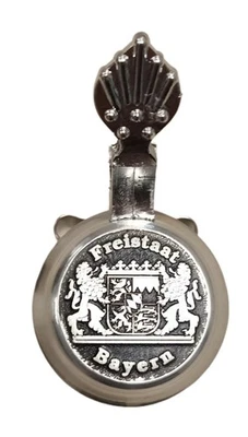 Flaschendeckel, Zinn, Bierflaschen Zinn Deckel,Bierflaschendeckel "Bayern" - Bild 1 von 3