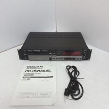 Tascam Professional CD Recorder CD-RW900SL Black Accessories Included Tested