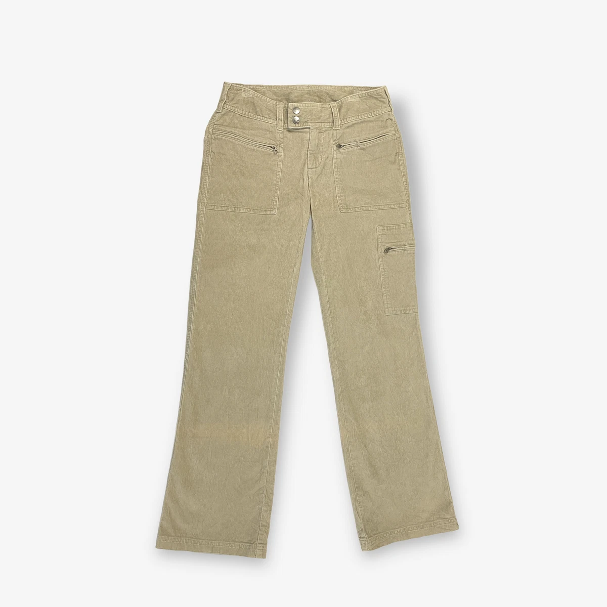 Vintage THE NORTH FACE Corduroy Trousers Beige W29 L30