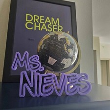 Custom NamePlate Sign, 3D Name Sign, Thanksgiving Gift Idea, Desk Name Plate