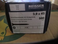 Schnellbauschraube Ø3,9x45mm  Gipsfaserplatten Grobgewinde 500Stück  / ContPal1