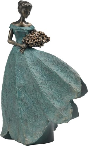 Fee Statue Sammlung Wohnkultur - Blatt Engel Mädchen Harz Wohnkultur für - Bild 1 von 6