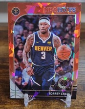 2019-20 Panini Hoops Premium Stock Red Cracked Ice Prizm Torrey Craig #50 SP