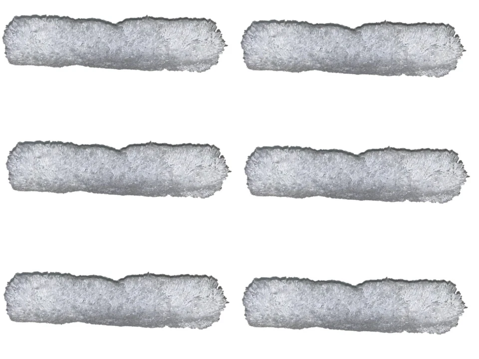 Cubiertas de rodillos Wooster 6 1/2", paquete de 6, marco de jaula de tela de felpa mini rodillos 3/4" Foto 2 de 4