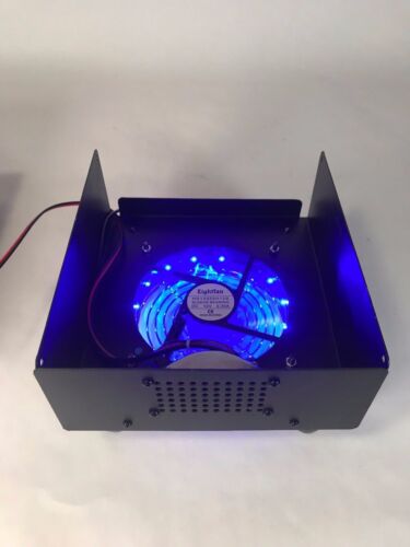 BLUE LED FAN KIT BASE STAND w/ External Speaker GALAXY RANGER FOR CB HAM Radios - Picture 9 of 9