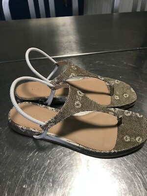 Via Spiga - Wedge Sandal - ''Pixey, Blanc'' - Women - NIB - Size 8 1/2