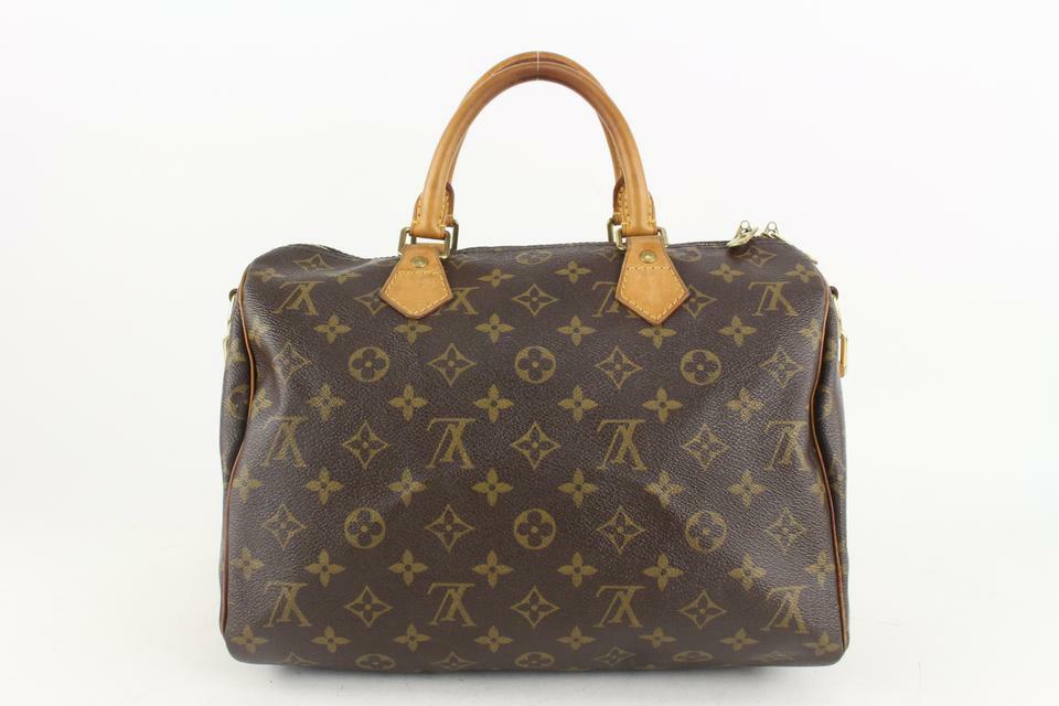 Louis Vuitton Monogram Speedy Bandouliere 30 Boston with Louis Vuitton Monogram Speedy Bandouliere 30 Boston with