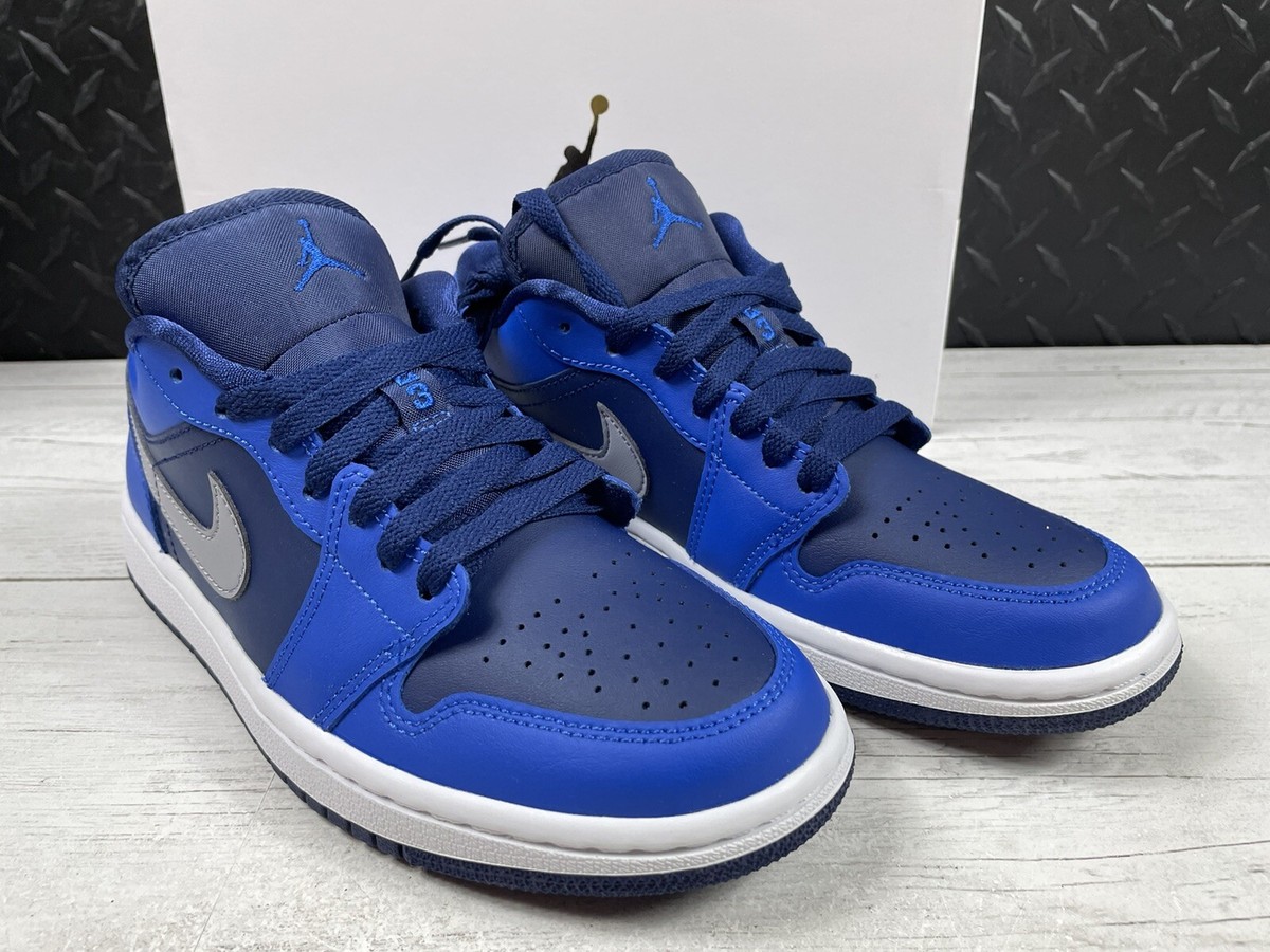 New Wmns Air Jordan 1 Low Game Royal 'Blue Void' Sizes US 7W/5.5M