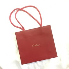 Cartier Paper Shopping Gift Bag 20x17.5cm Jewelry Accessory Used BULK DISCOUNT