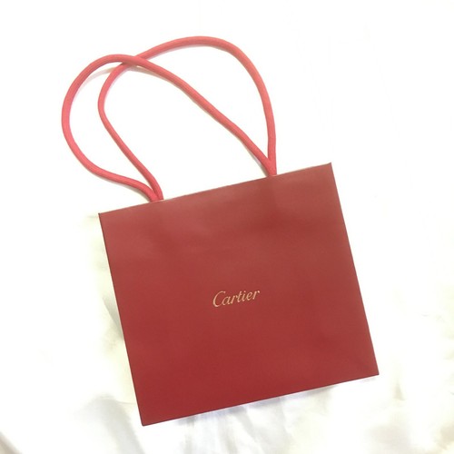 Cartier Paper Shopping Gift Bag 20x17 