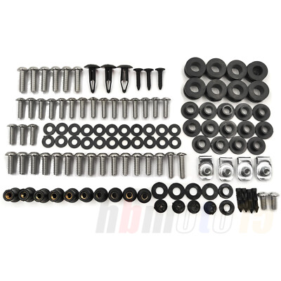 #ad Fairing Bolt Kit Body Screws Washers For Kawasaki Ninja 250 EX250R 2008 2012 $31.50