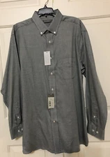 NWT Cremieux Size L greener past Long Sleeve Button Down Shirt Men