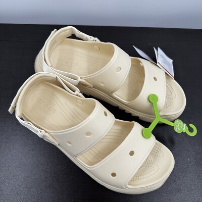 Crocs Hiker Xscape Sandal Vanilla Mens Size 12 NWT Platform  display picture 1