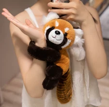 Red Panda Band Plush Toy 8" Stuffed Animal Toddler Doll Gift for Kids