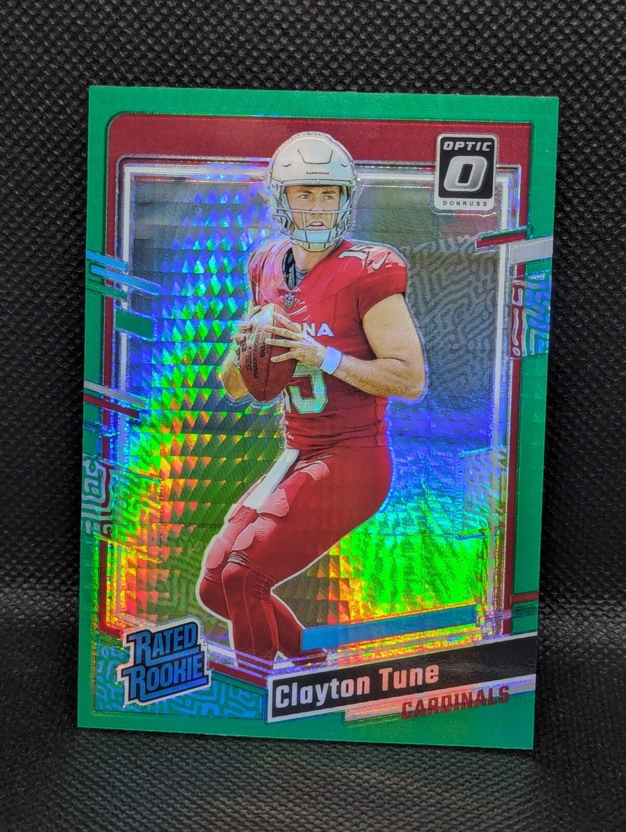 2023 Donruss Optic Football Rated Rookie Green Hyper Cards; You