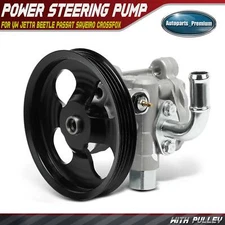 Power Steering Pump w/ Pulley for Chevrolet Tracker Suzuki X-90 Pontiac L4 1.6L