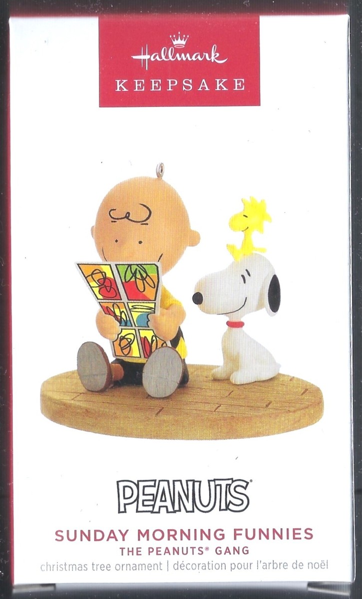 Hallmark The Sunday Funnies チャーリーブラウン 2023 Hallmark Peanuts Gang Charlie Brown Snoopy Sunday