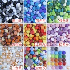 1.2cm DIY Vitreous Glass Mosaic Tiles Wall Crafts 200g Mixes Optic Drops Tools
