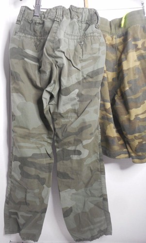 GAP Kids Boys Size 8 Reg CAMO Drawstring Shorts CAMO Pants Straight Leg 5 Pocket - Picture 3 of 21