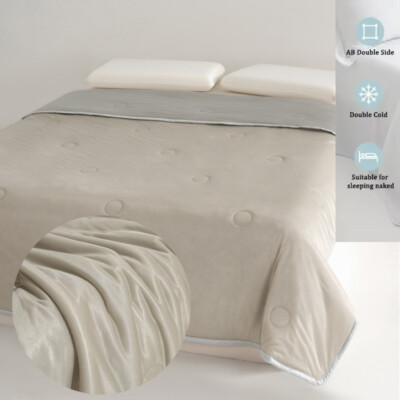HQ Cooling Blankets Smooth Air Condition Comforter Lightweight Home Summer Quilt