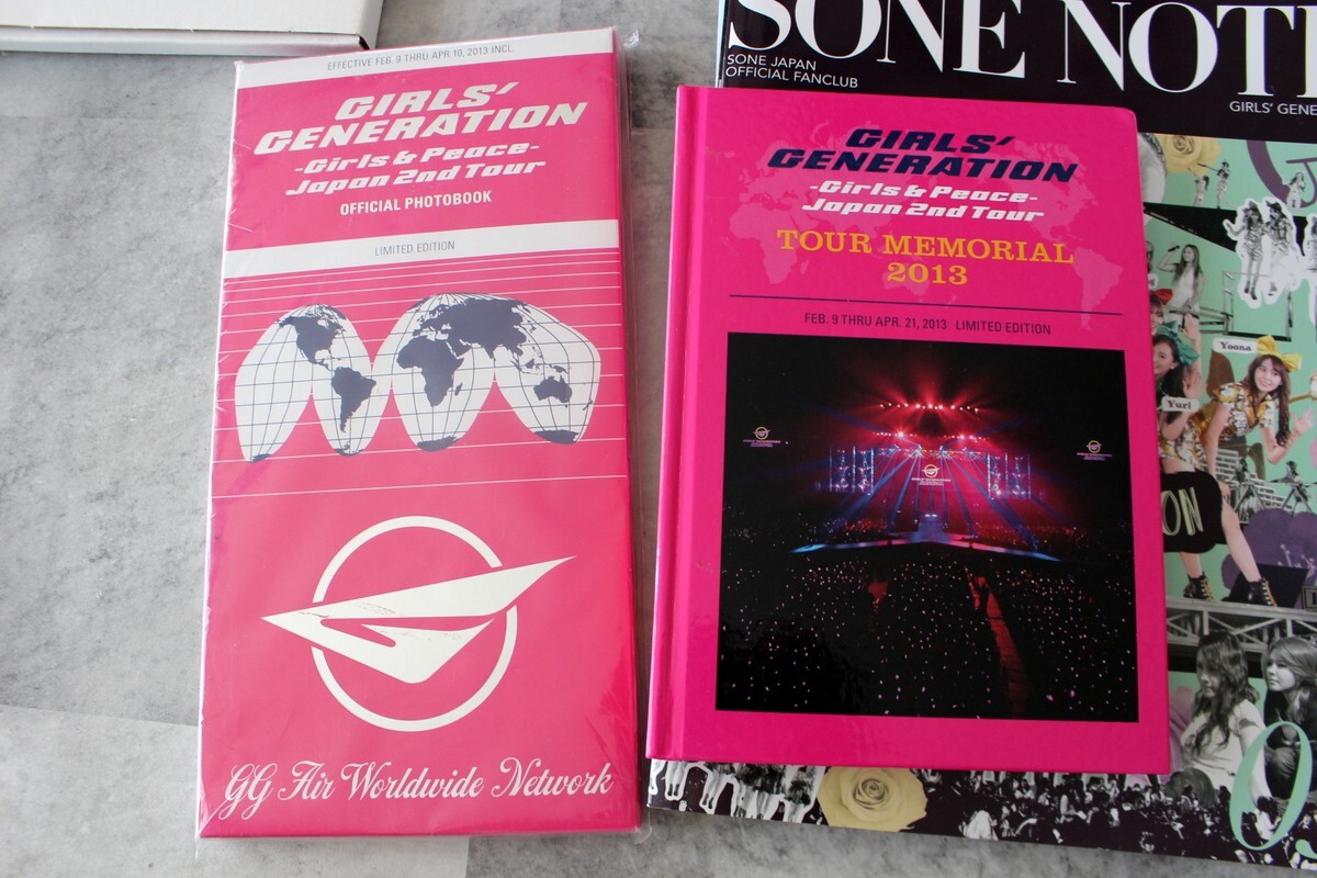 SET x7 SNSD Girl's Generation Pamphlet Photobook SONE NOTE Japan