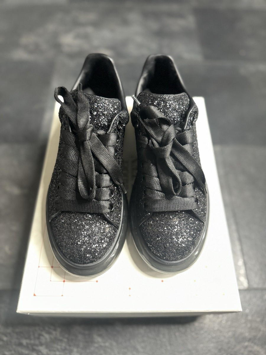 Black Sparkly Alexander Mcqueen Sneakers Alexander McQueen Black