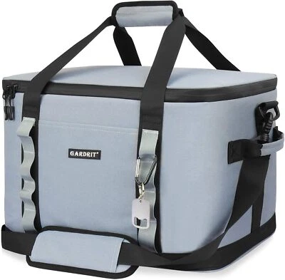 GARDRIT 60-Can Collapsible Cooler Bag | Leakproof Insulated for Camping & Beach
