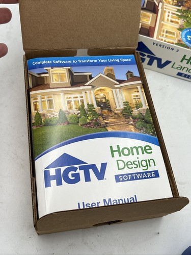 HGTV Home & Landscape Platinum Suite Version 3 Design PC Software #1 Selling - Picture 4 of 5