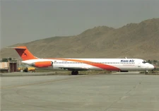 Postcard Airline KAM AIR YA-KMF McDonnell Douglas MD.83 Avimage No. 466 CC7.