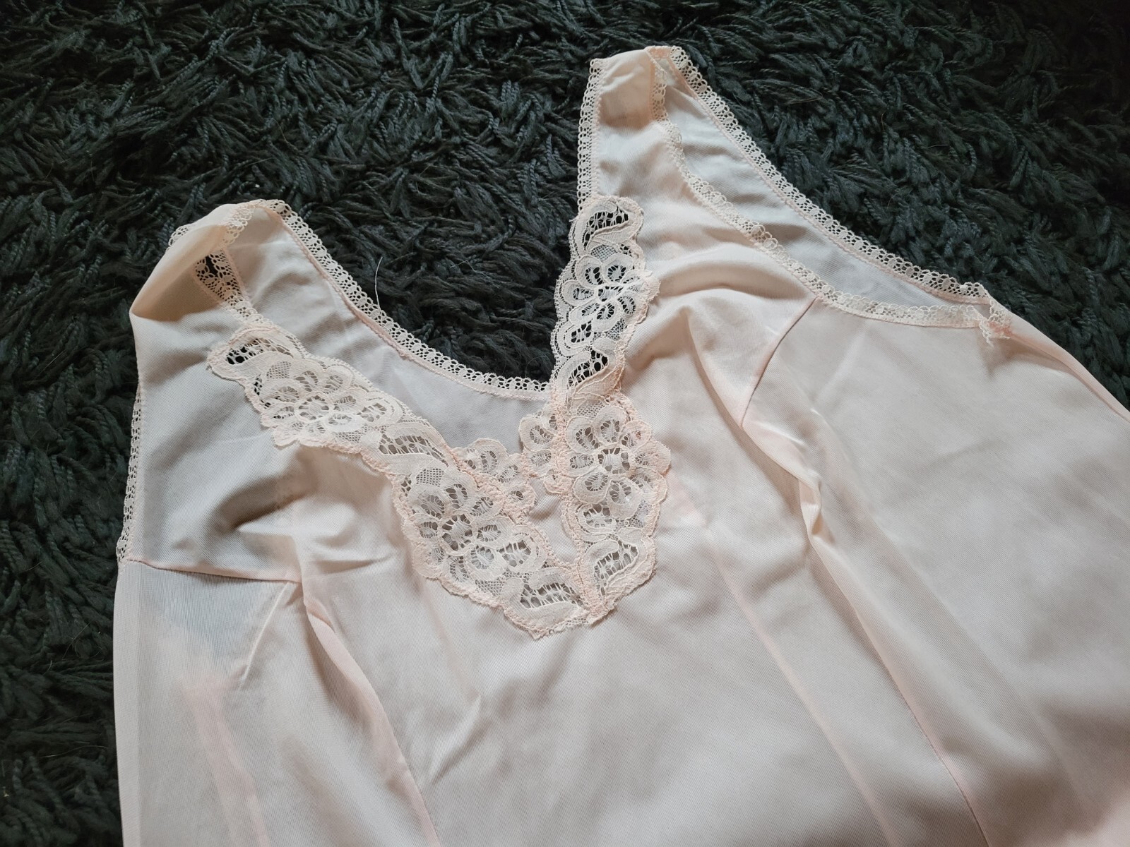 DESSOUS ROBE CHEMISE DE NUIT DÉSHABILLÉ NUISETTE VINTAGE | eBay