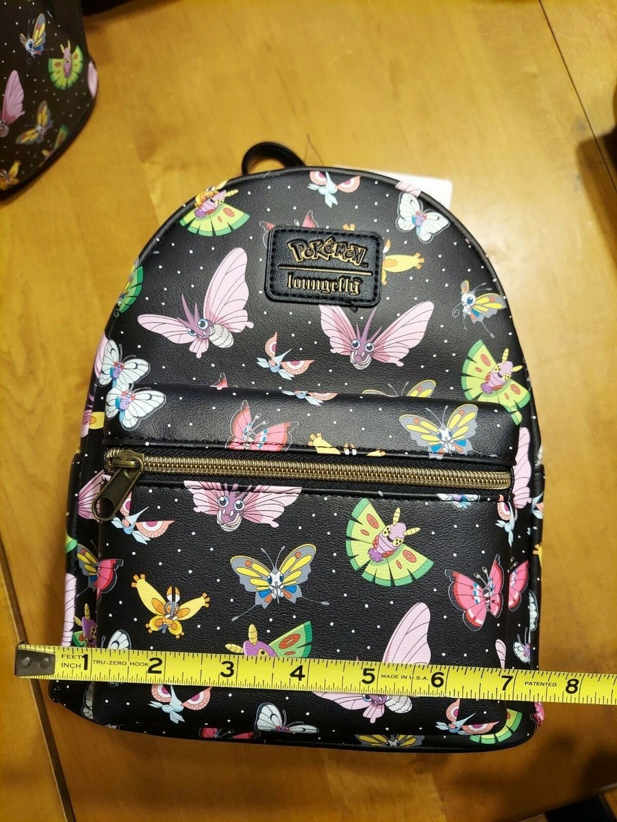 Loungefly Pokemon Butterfly Black Winged Bug Flying Mini  display picture 1