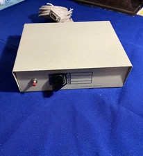 Vintage 4-Port Data Transfer Switch A/B/C/D 25-Pin Serial Parallel Cable Ports