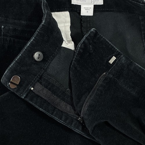 J. Jill Corduroy Straight Leg Pants Womens Size 8 Black Casual. - Picture 13 of 14