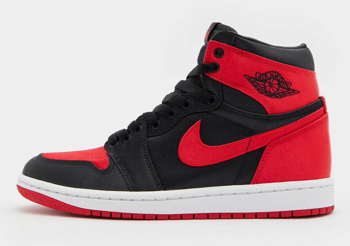 Size 7 - Air Jordan 1 Retro OG 2023 High Satin Bred W for sale