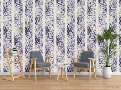 3D Geometric Seamless Wallpaper Wall Mural Removable Self-adhesive  301